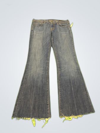 ingrid stretch low waist flare jeans