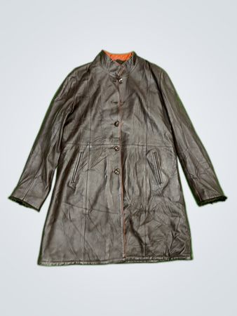 Alji Piel Leather Coat