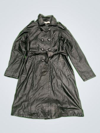 Max & Mo Leather Trench Coat
