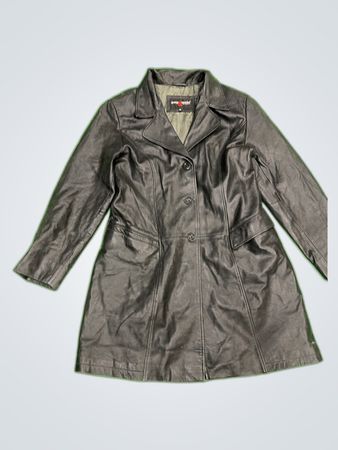 Black Leather Coat