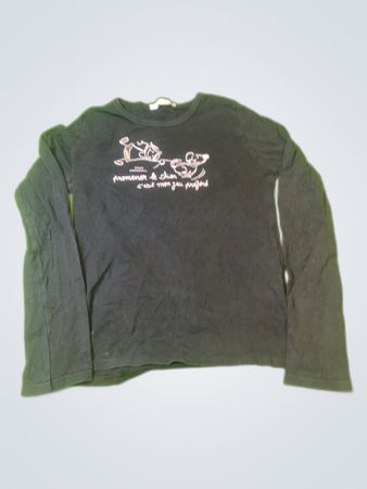 Upcycled Cacharel Long Sleeve Graphic T-Shirt