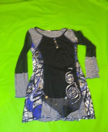 Robe Rayée Bleue et Blanche Quinze Heures Trente