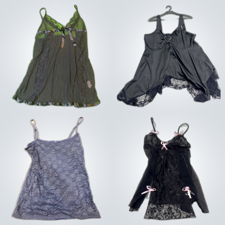 Y2K Lace Trim Camisoles