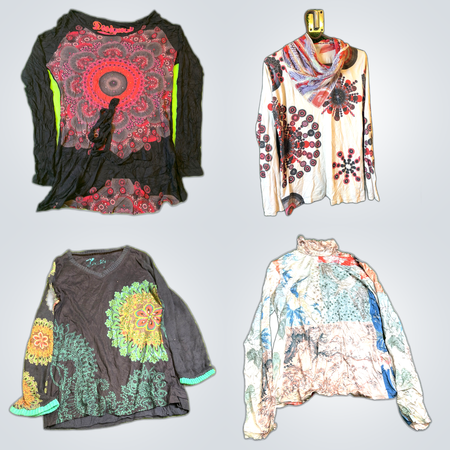 desigual printed blouse