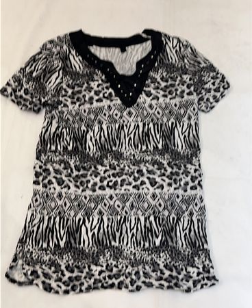 CANDA Animal Print T-Shirt