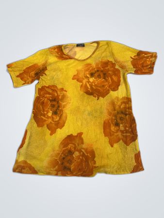 Mega New Yellow Floral T-Shirt