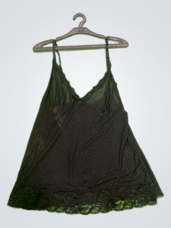 Black Lace Trim Camisole