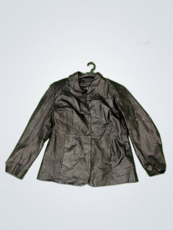 NorthCrest Black Leather Jacket