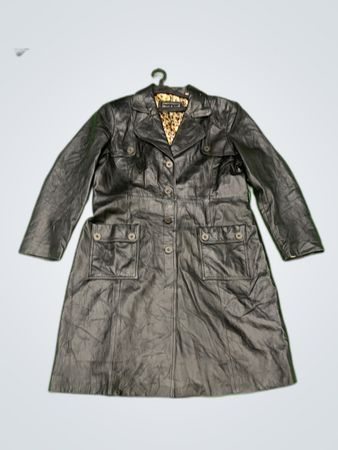 Peau D'Ane Leather Trench Coat