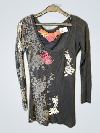 Desigual Floral Long Sleeve Top