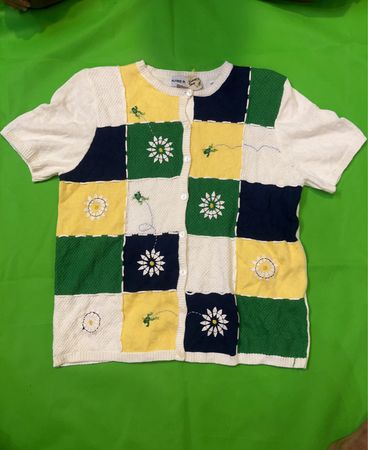 Alfred Dunner Patchwork Sweater