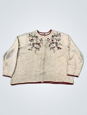 Croft & Barrow Women's 2X Long Sleeve Knit Sweater