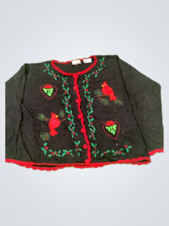 Basic Editions Plus Holiday Sweater