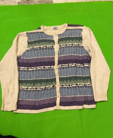 Alfred Dunner Knit Cardigan Sweater
