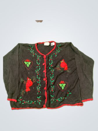Basic Editions Plus Holiday Sweater