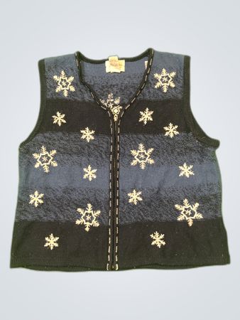 Christopher & Banks Snowflake Vest
