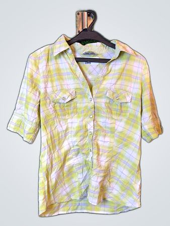 Yellow Plaid Shirt