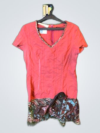 Red Short Sleeve Dress