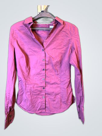 Ligne à Suivre Maroon Long-Sleeve Shirt