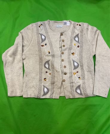 Natural Style Knit Cardigan