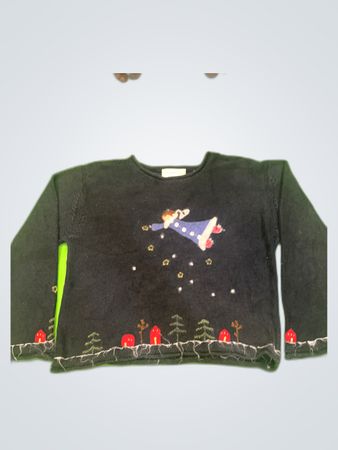 Susan Bristol Long Sleeve Graphic Sweater