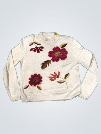 Alfred Dunner Floral Sweater
