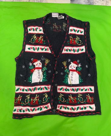 Holiday Snowman Vest