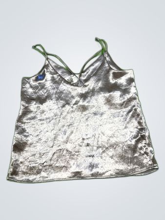 Silver Cami Top
