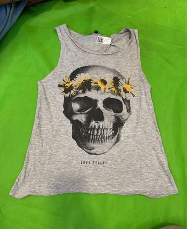 Tally Weijl Graphic Skull Tank Top
