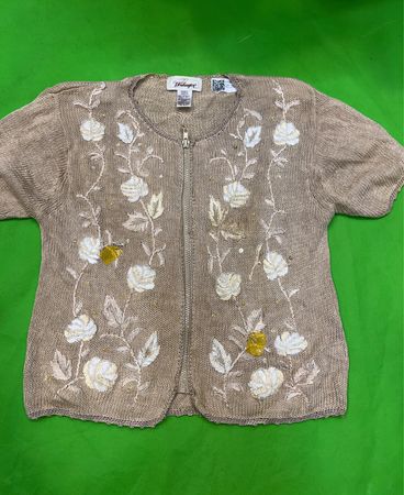 Worthington Floral Knit Top