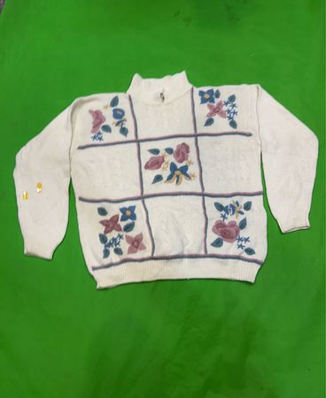 Alfred Dunner Floral Sweater