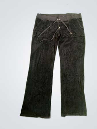 Juicy Couture Black Velour Pants