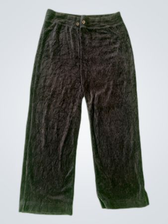 Juicy Couture Black Velour Pants