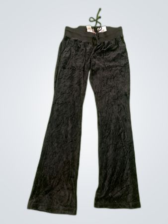 Juicy Couture Black Velour Pants
