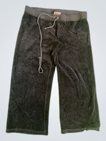 Black Velour Sweatpants