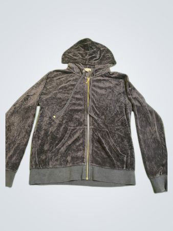Juicy Couture Velour Zip-Up Hoodie
