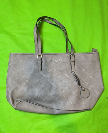 Michael Kors Gray Tote Handbag