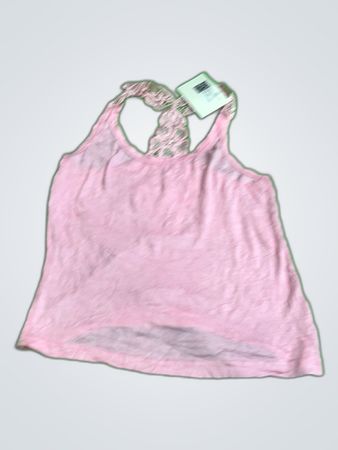 Pink Lace Tank Top