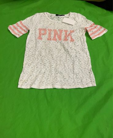 Pink Crochet Lace Top