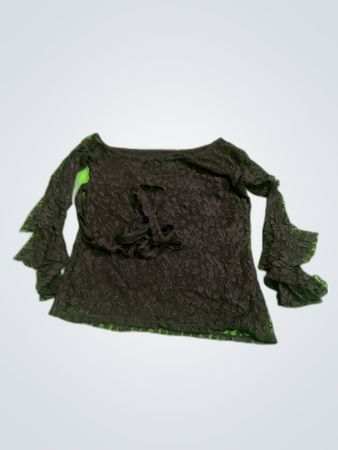 Gothicana Black Lace Blouse