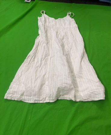 White Linen Dress