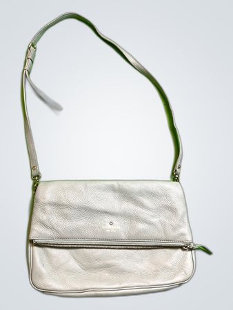 Kate Spade Gray Leather Crossbody Bag