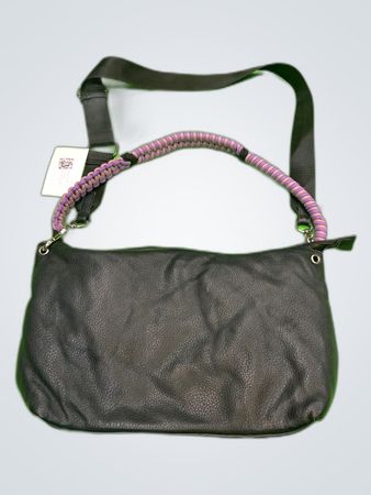 Black Leather Shoulder Bag