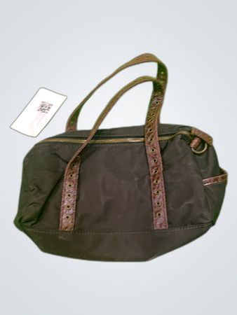 Stefanel Black Nylon Shoulder Bag