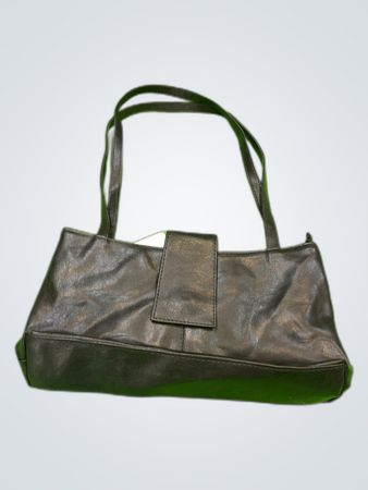 Black Leather Tote Bag