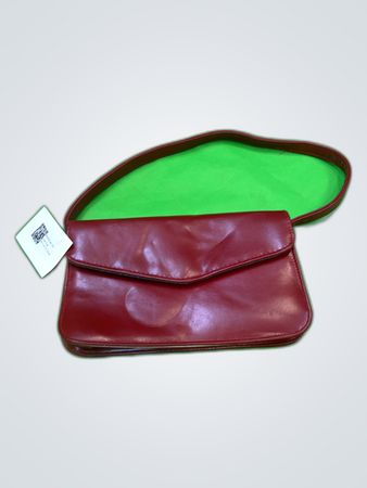 Red Leather Shoulder Bag