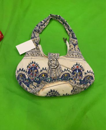 Blue and Gold Purse