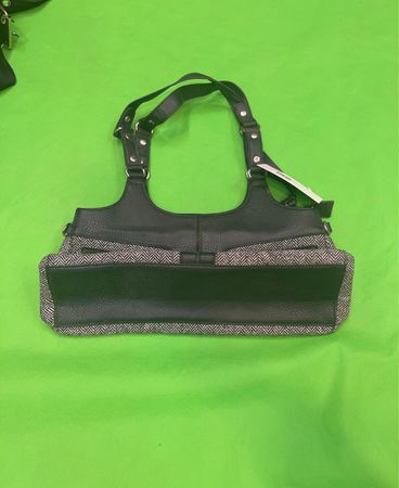 Black and Gray Handbag