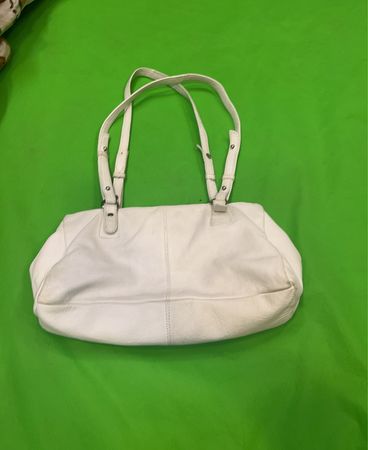 White Leather Handbag