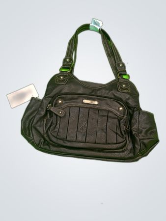 Guess Black Leather Tote Handbag